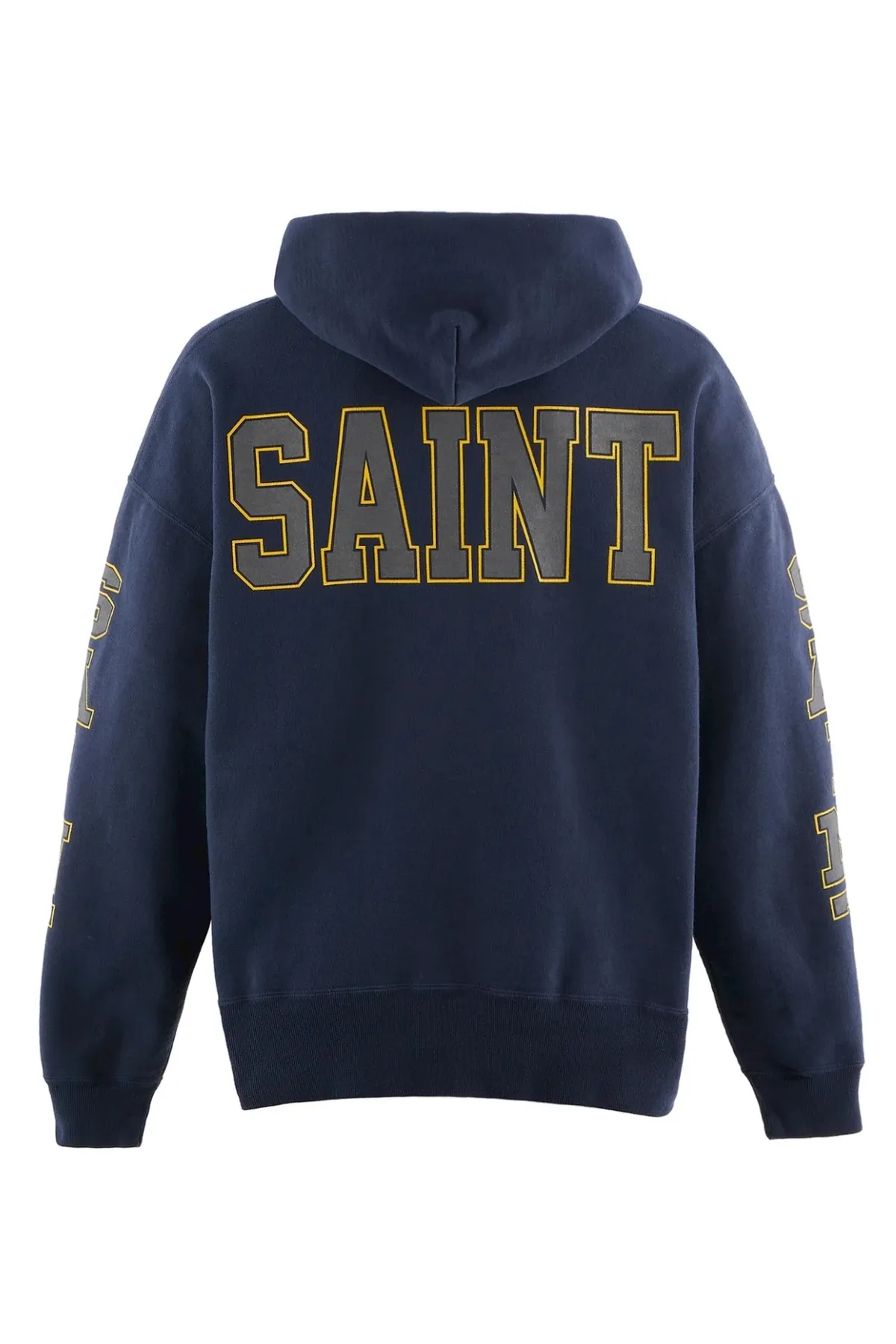SAINT Mxxxxxx HOODIE/SAINT/NVY Reflective Angel Hoodie Blue S-XL Original open mold Loose cut Comfortable fit Top printing technology 3M reflective paste Best reflective effect in the industry Correct version Original consistent main mark/wash mark/cherub anti-counterfeiting